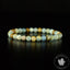 Bracelet Calcite Caraïbes Onyx Bleu perles rondes 6mm - Force intérieure - Endurance - Détermination