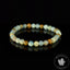 Bracelet Calcite Caraïbes Onyx Bleu perles rondes 6mm - Force intérieure - Endurance - Détermination