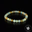 Bracelet Calcite Caraïbes Onyx Bleu perles rondes 6mm - Force intérieure - Endurance - Détermination