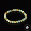 Bracelet Calcite Caraïbes Onyx Bleu perles rondes 6mm - Force intérieure - Endurance - Détermination