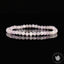Bracelet Kunzite AA perles rondes facettées 4mm, Amour - Soutien - Compréhension - Paix