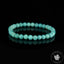 Bracelet Amazonite Bleue perles 6mm rondes du Mozambique grade AAA - Stimulation - Communication - Mémoire