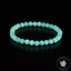 Bracelet Amazonite Bleue perles 6mm rondes du Mozambique grade AAA - Stimulation - Communication - Mémoire