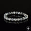 Bracelet Larvikite perles 8mm rondes