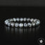 Bracelet Larvikite perles 8mm rondes