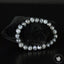 Bracelet Larvikite perles 8mm rondes