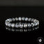 Bracelet Larvikite perles 8mm rondes