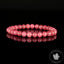 Bracelet Rhodonite du Brésil perles 7mm rondes grade AAA - Passion Motivation Communication