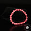 Bracelet Rhodonite du Brésil perles 7mm rondes grade AAA - Passion Motivation Communication