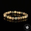 Bracelet Pierre de Lune Noire 8mm perles rondes AA