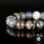 Bracelet Agate du Botswana 10mm perles rondes