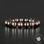 Bracelet Grenat Rouge Almandin du Brésil perles rondes 12mm - Initiation - Stimulation - Eclat