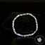 Bracelet Tanzanite bleu perles 4mm carrées facettées qualité simple - Révélation - Amplification - Dons