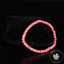 Bracelet Rhodonite 4mm perles carrées facettées AAA - Passion - Motivation - Communication