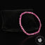 Bracelet Rubis Myanmar perles 4mm carrées facettées couleur vive - Pensée positive - Entretien - Stabilité