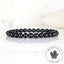 Bracelet Spinelle noir AAA perles 6mm rondes - Protection - Ancrage - Vigueur