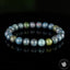 Bracelet Rubis Cyanite perles 9mm rondes naturelles - Libération - Circulation - Apaisement