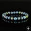 Bracelet Rubis Cyanite perles 9mm rondes naturelles - Libération - Circulation - Apaisement