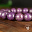 Bracelet Purpurite perles 12mm AAA - Calme - Purification - Clarté mentale
