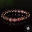 Bracelet Grenat Rouge 9mm Almandin Flash étoiles AAA perles rondes - Grenat avec astérisme