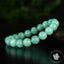 Bracelet Amazonite Bleue perles 10mm rondes du Mozambique grade AAA - Stimulation - Communication - Mémoire