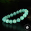 Bracelet Amazonite Bleue perles 10mm rondes du Mozambique grade AAA - Stimulation - Communication - Mémoire