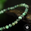 Bracelet Emeraude du Brésil A perles 4mm rondes facettées - Calme - Purification - Harmonie