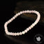 Bracelet Quartz rose AA perles 4mm rondes facettées de Madagascar - Favorise l'Amour - Emotion - Libération