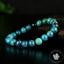 Bracelet Chrysocolle AAA 8mm perles rondes , Communication - Relaxation - Absorption