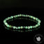 Bracelet Emeraude du Brésil A perles 4mm rondes facettées - Calme - Purification - Harmonie