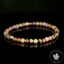 Bracelet Tourmaline Multicolore perles 4.5mm rondes - Révélation - Croissance - Renouvellement
