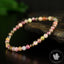 Bracelet Tourmaline Multicolore perles 4.5mm rondes - Révélation - Croissance - Renouvellement