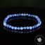Bracelet Sodalite Naturelle Facettée 4mm – Bracelet Bleu Élégant – Pierre Fine Véritable – Bijou Minimaliste Bohème - Méditation - Paix