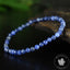 Bracelet Sodalite Naturelle Facettée 4mm – Bracelet Bleu Élégant – Pierre Fine Véritable – Bijou Minimaliste Bohème - Méditation - Paix