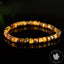 Bracelet Oeil du Tigre perles 4.5mm carrées facettées AAA - Protection - Esprit pratique - Sociabilité - Réalisme