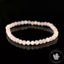 Bracelet Quartz rose AA perles 4mm rondes facettées de Madagascar - Favorise l'Amour - Emotion - Libération