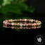 Bracelet Tourmaline Multicolore perles 4.5mm rondes - Révélation - Croissance - Renouvellement