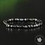 Bracelet Onyx Agate Noire perles 5mm carrées facettées régulières - Calme - Apaisement - Ancrage