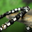 Bracelet Onyx Agate Noire perles 5mm carrées facettées régulières - Calme - Apaisement - Ancrage