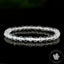 Bracelet Cristal de Roche perles 6mm rondes facettées grade AA