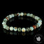 Bracelet Larimar perles 6mm rondes facettées qualité simple
