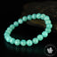 Bracelet Amazonite Bleue perles 8mm rondes grade AAA - Stimulation - Communication - Mémoire