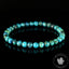 Bracelet Chrysocolle 6mm perles rondes AAA , Communication - Relaxation - Absorption
