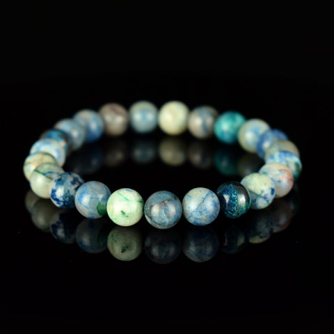 Bracelet Shattuckite 8mm perles rondes , Communication - Intuition - Protection
