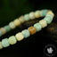 Bracelet Amazonite perles carrées 5mm à facettes régulières - Stimulation - Communication - Mémoire