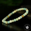 Bracelet Amazonite perles carrées 5mm à facettes régulières - Stimulation - Communication - Mémoire
