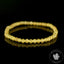 Bracelet Apatite Jaune perles 4mm rondes AA - Guérison - Equilibre spirituel