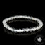Bracelet Cristal de Roche perles 6mm rondes facettées grade AA
