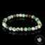 Bracelet Larimar perles 6mm rondes facettées qualité simple