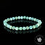 Bracelet Larimar perles 6mm rondes facettées AA
